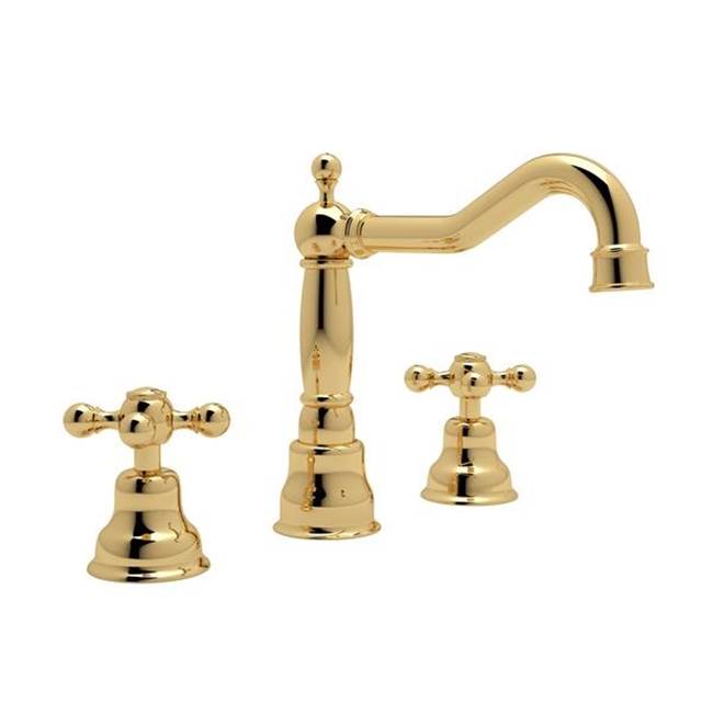 ROHL AC107X-IB-2 Arcana Widespread Lavatory Faucet With Column Spout In Italian Brass