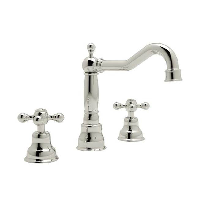 ROHL AC107X-PN-2 Arcana Widespread Lavatory Faucet With Column Spout In Polished Nickel