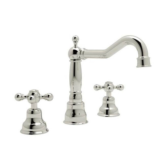 ROHL AC107X-PN-2 Arcana Widespread Lavatory Faucet With Column Spout In Polished Nickel