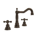 ROHL AC107X-TCB-2 Arcana Widespread Lavatory Faucet With Column Spout In Tuscan Brass