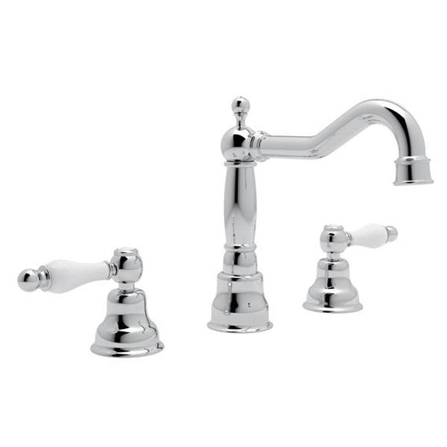 ROHL AC107OP-APC-2 Arcana Widespread Lavatory Faucet With Column Spout In Polished Chrome