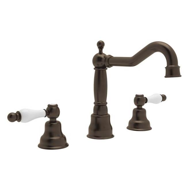 ROHL AC107OP-TCB-2 Arcana Widespread Lavatory Faucet With Column Spout In Tuscan Brass