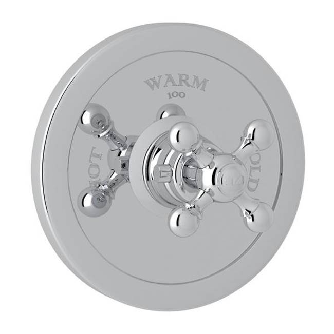 ROHL AC720X-APC/TO Arcana 3/4" Thermostatic Trim Without Volume Control In Polished Chrome