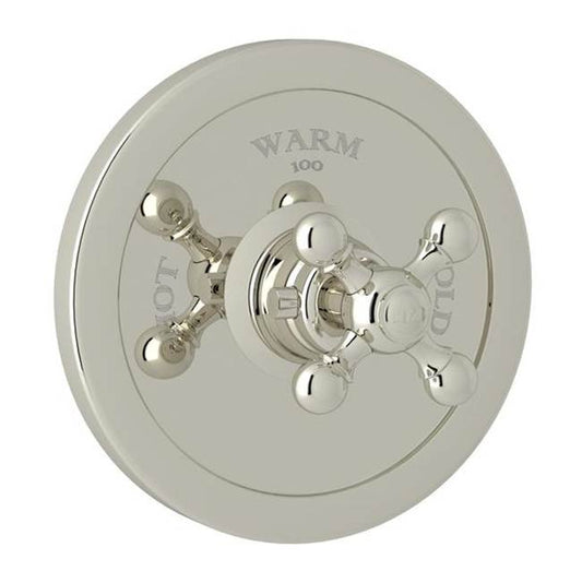 ROHL AC720X-PN/TO Arcana 3/4" Thermostatic Trim Without Volume Control In Polished Nickel