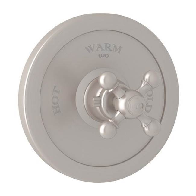 ROHL AC720X-STN/TO Arcana 3/4" Thermostatic Trim Without Volume Control In Satin Nickel