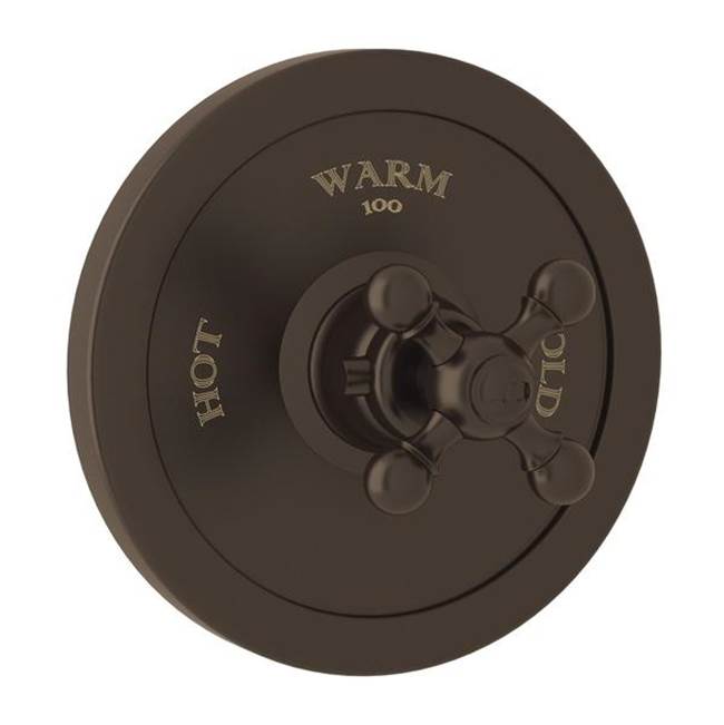 ROHL AC720X-TCB/TO Arcana 3/4" Thermostatic Trim Without Volume Control In Tuscan Brass