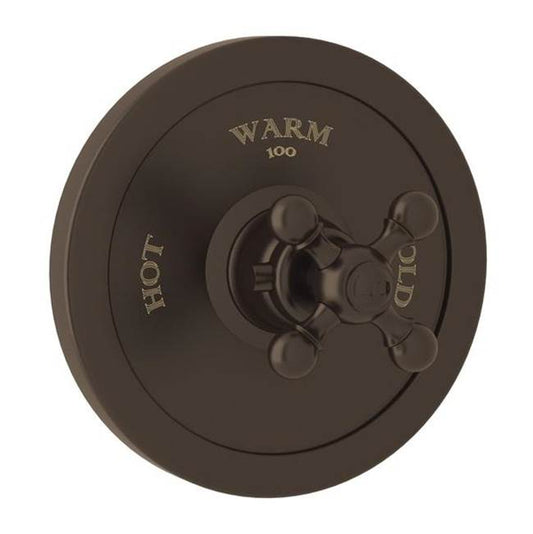 ROHL AC720X-TCB/TO Arcana 3/4" Thermostatic Trim Without Volume Control In Tuscan Brass