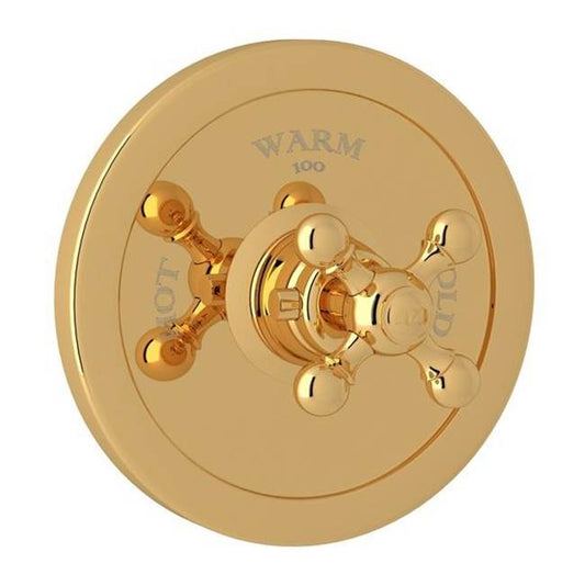 ROHL AC720X-IB/TO Arcana 3/4" Thermostatic Trim Without Volume Control In Italian Brass