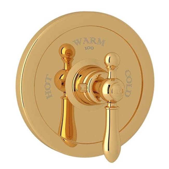 ROHL AC720LM-IB/TO Arcana 3/4" Thermostatic Trim Without Volume Control In Italian Brass