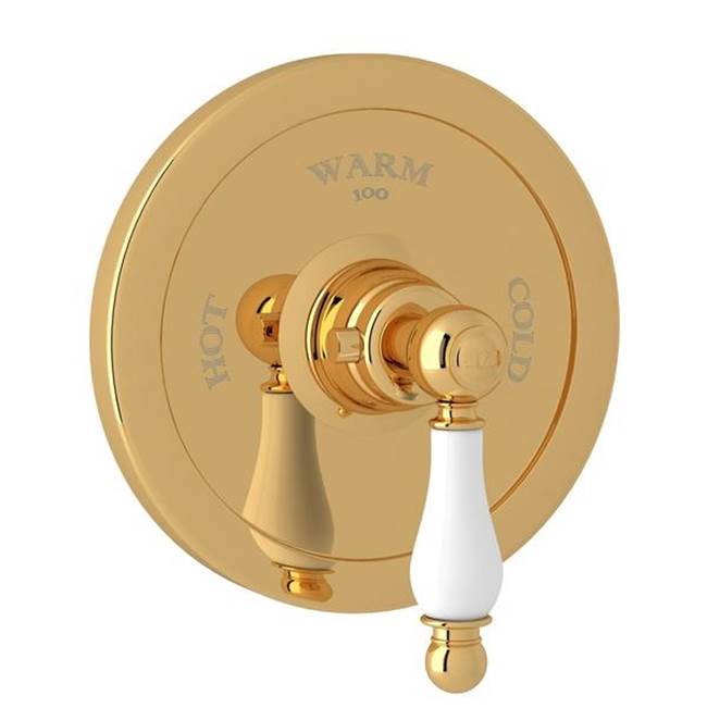 ROHL AC720OP-IB/TO Arcana 3/4" Thermostatic Trim Without Volume Control In Italian Brass