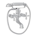 ROHL AC7X-APC Arcana Exposed Wall Mount Tub Filler In Polished Chrome