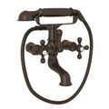 ROHL AC7X-TCB Arcana Exposed Wall Mount Tub Filler In Tuscan Brass