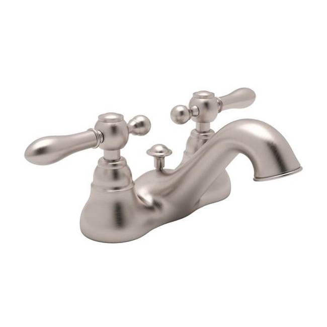 ROHL AC95LM-STN-2 Arcana Two Handle Centerset Lavatory Faucet In Satin Nickel