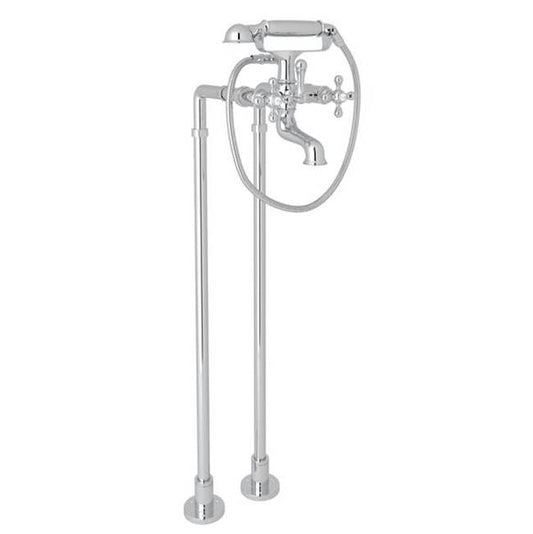ROHL ACKIT7383NX-APC Arcana Floor Mount Tub Filler In Polished Chrome