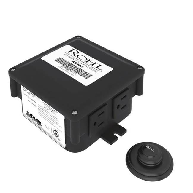 ROHL AS550MB Waste Disposal Control Box With Air Switch Button In Matte Black