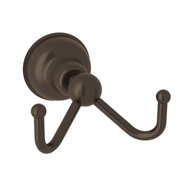 ROHL CIS7DTCB Arcana Double Robe Hook In Tuscan Brass