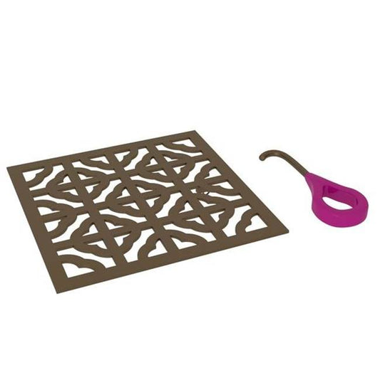ROHL DC3146EB Petal Decorative Drain Cover In English Bronze