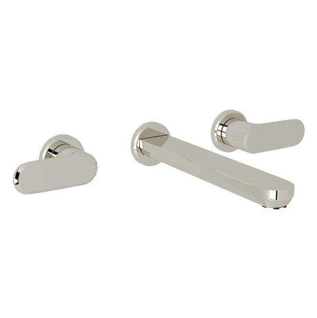 ROHL LV351L-PN/TO-2 Meda Wall Mount Lavatory Faucet In Polished Nickel