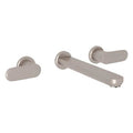 ROHL LV351L-STN/TO-2 Meda Wall Mount Lavatory Faucet In Satin Nickel