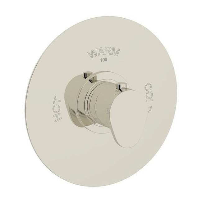 ROHL LV720L-PN/TO Meda 3/4" Thermostatic Trim Without Volume Control In Polished Nickel