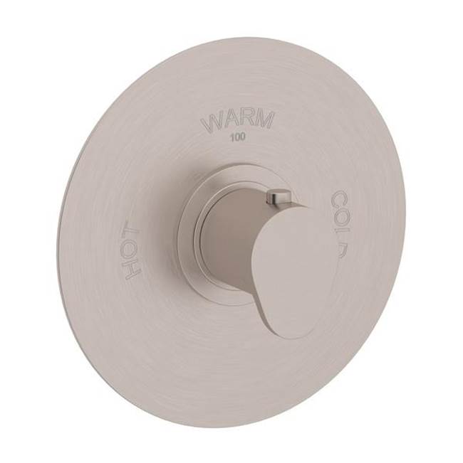 ROHL LV720L-STN/TO Meda 3/4" Thermostatic Trim Without Volume Control In Satin Nickel