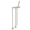 ROHL LVKIT2111NL-PN Meda Floor Mount Tub Filler In Polished Nickel