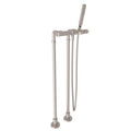ROHL LVKIT2111NL-STN Meda Floor Mount Tub Filler In Satin Nickel