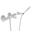 ROHL LVKIT2113L-APC Meda Exposed Wall Mount Tub Filler In Polished Chrome