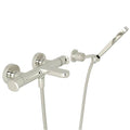 ROHL LVKIT2113L-PN Meda Exposed Wall Mount Tub Filler In Polished Nickel