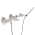 ROHL LVKIT2113L-STN Meda Exposed Wall Mount Tub Filler In Satin Nickel