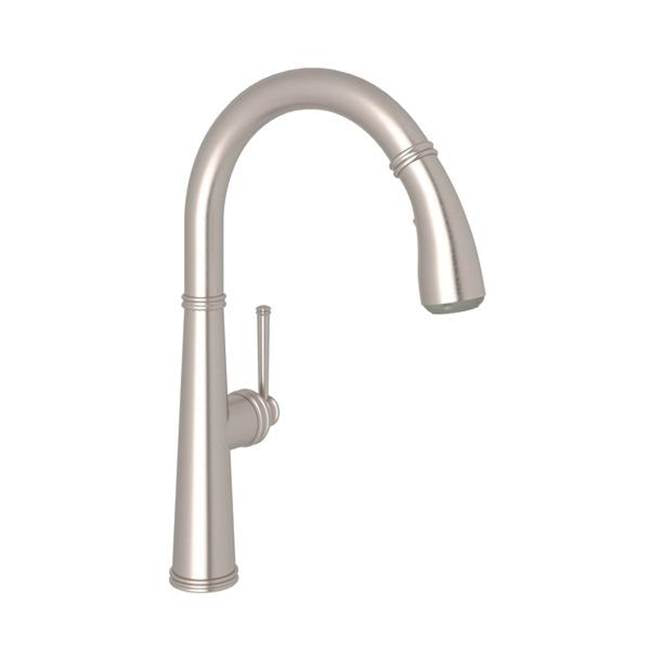 ROHL R7514LMSTN-2 1983 Pull-Down Kitchen Faucet In Satin Nickel