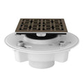 ROHL SDPVC2/3-3142EB PVC 2" X 3" Drain Kit With 3142 Weave Decorative Cover In English Bronze
