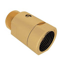 ROHL ZA1038402Z-IB Floor Pillar Unions With Shut-Off Valves In Italian Brass