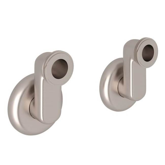 ROHL ZZ9314302A/2-STN Wall Unions In Satin Nickel