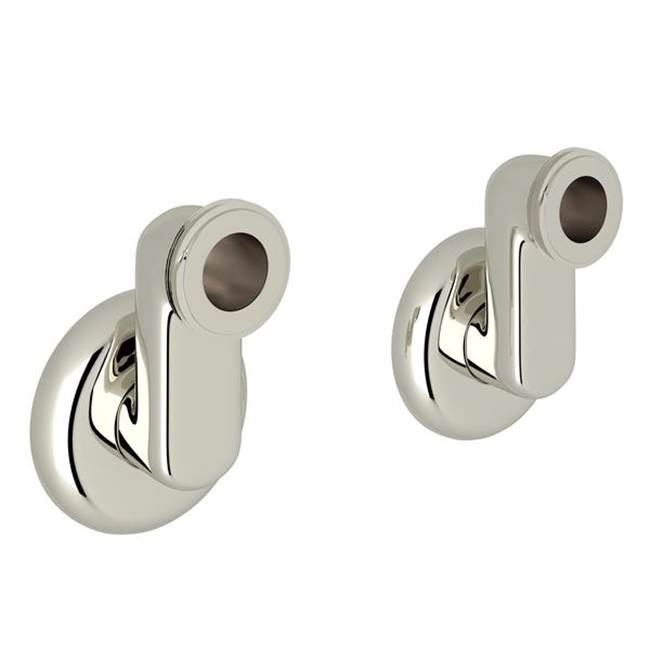 ROHL ZZ9314302B/2-PN Wall Unions In Polished Nickel