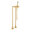 ROHL AKIT2202NXMIB Lombardia Floor Mount Tub Filler In Italian Brass