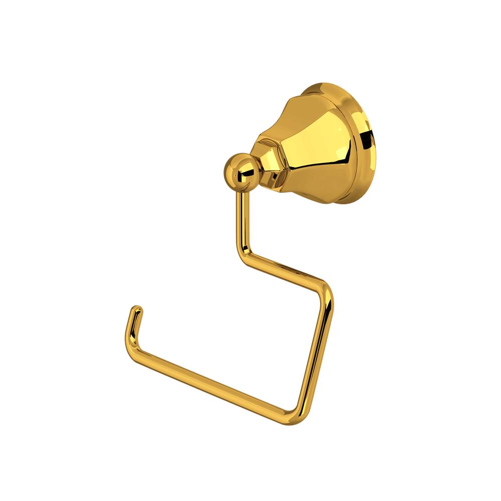 ROHL A6892ULB Palladian Toilet Paper Holder In Unlacquered Brass