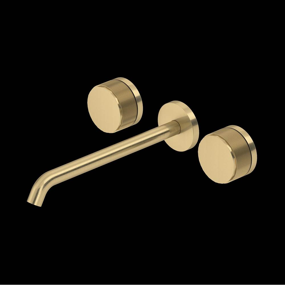 ROHL TAM06W3IWAG Amahle Wall Mount Tub Filler Trim With C-Spout In Antique Gold
