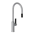 ROHL TR55D1LBAPC Tuario Pull-Down Kitchen Faucet With C-Spout In Polished Chrome