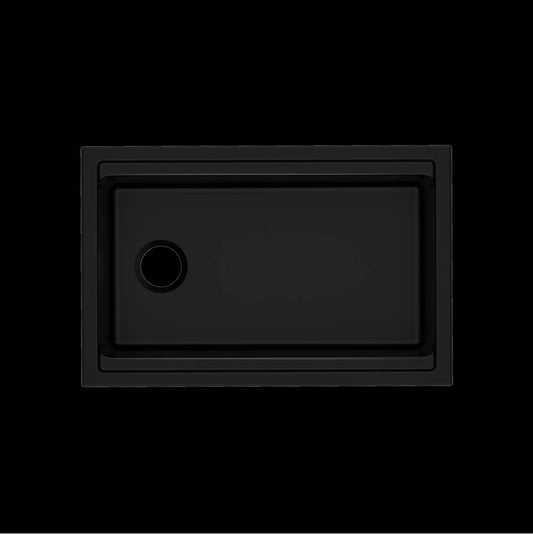 ROHL ALUM3019WS63 Allia 30" Fireclay Undermount Chef/Workstation Sink In Satin Black