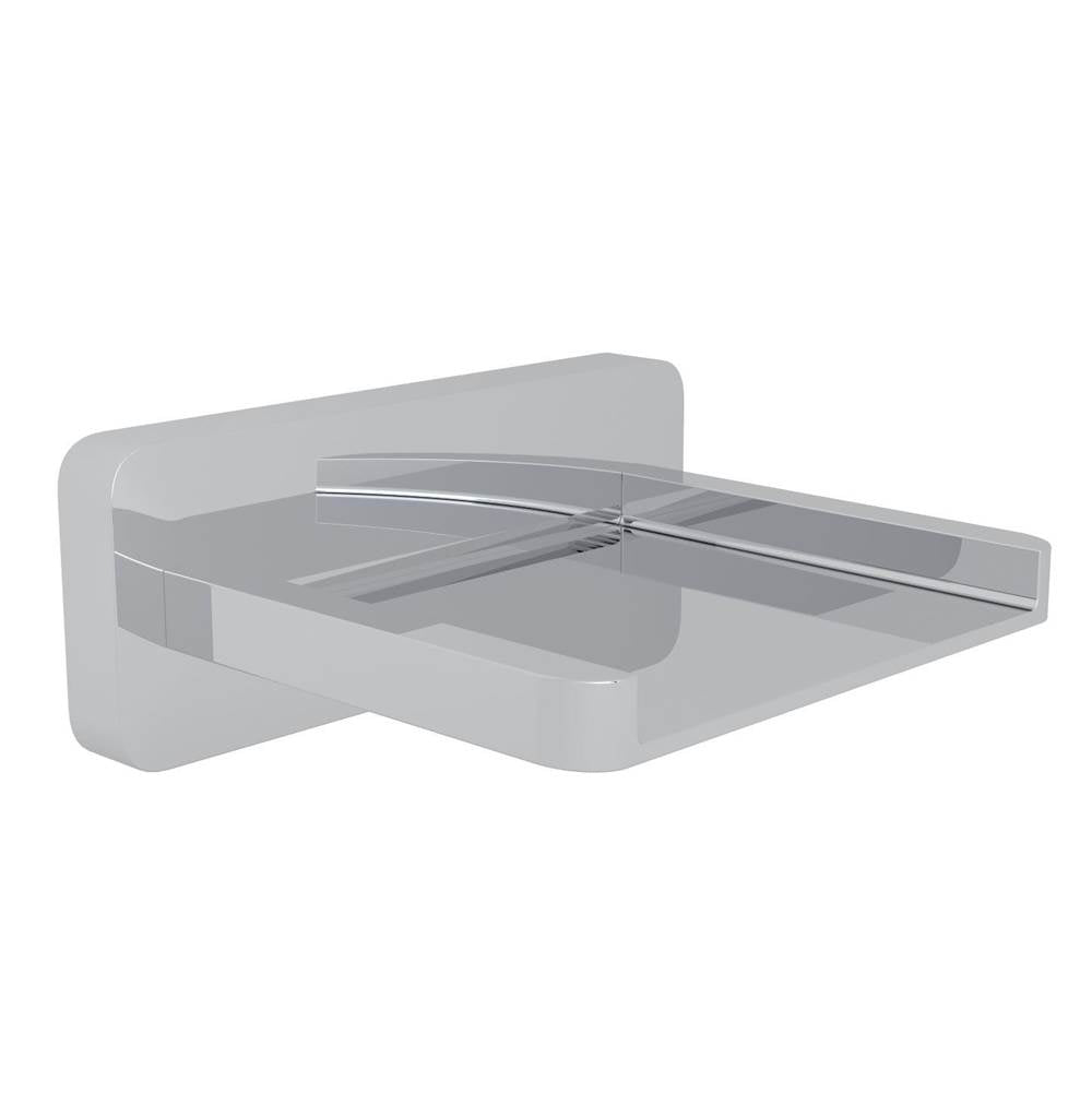 ROHL ZA219-APC Quartile Wall Mount Tub Spout With Trough In Polished Chrome