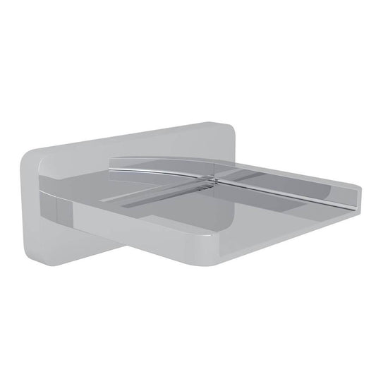 ROHL ZA219-APC Quartile Wall Mount Tub Spout With Trough In Polished Chrome