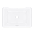 ROHL ERUB2216RTWH Eirene 22" x 16" Undermount Rectangular Lavatory Sink In White (WH)