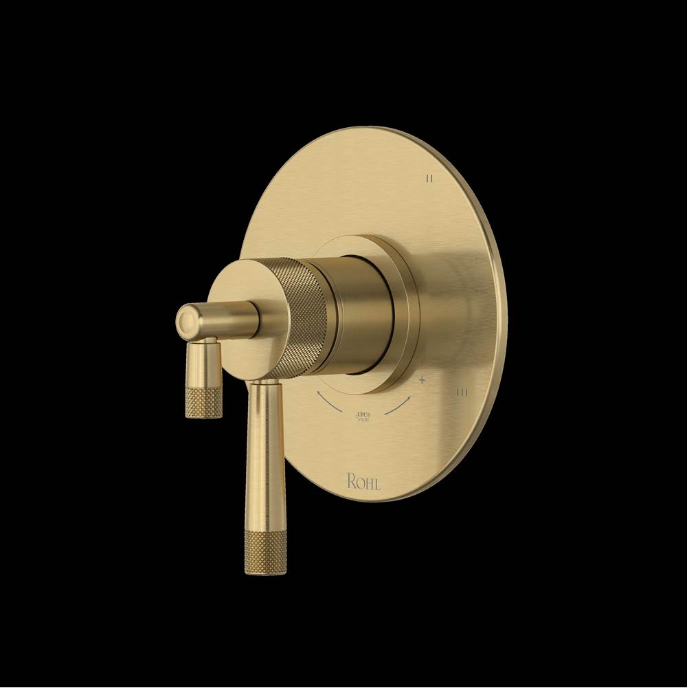 ROHL TAM47W1LMAG Amahle 1/2" Therm & Pressure Balance Trim With 3 Functions In Antique Gold