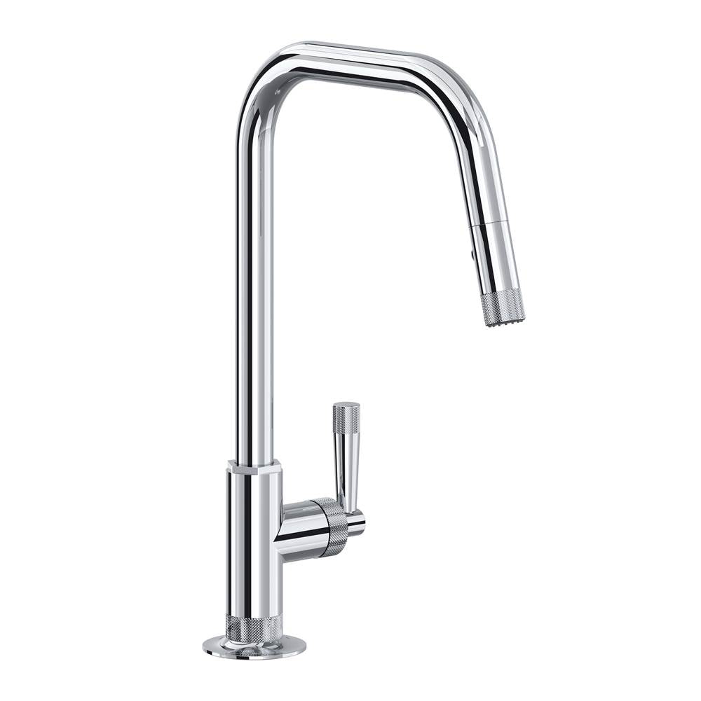 ROHL MB7956LMAPC Graceline Pull-Down Kitchen Faucet With U-Spout In Polished Chrome