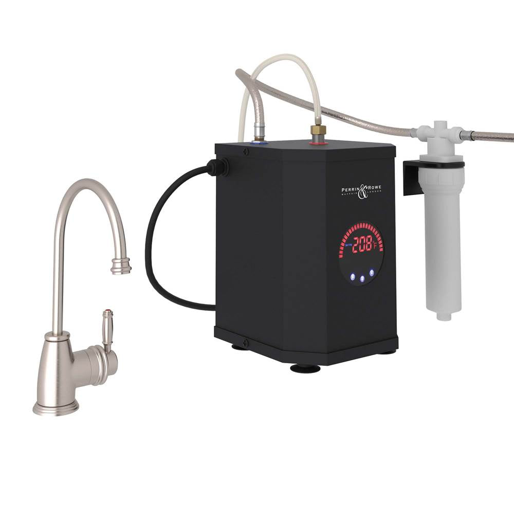 ROHL MBKIT7945LMSTN-2 Gotham Hot Water Dispenser, Tank And Filter Kit In Satin Nickel