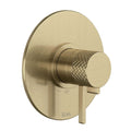 ROHL TTE44W1LMAG Tenerife 1/2" Therm & Pressure Balance Trim with 2 Functions (No Share) In Antique Gold