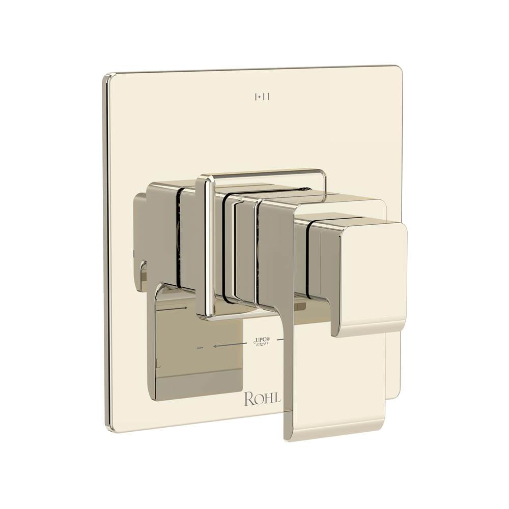 ROHL TMN23W1LMPN 1/2" Therm & Pressure Balance Trim with 3 Functions (Shared) In Polished Nickel