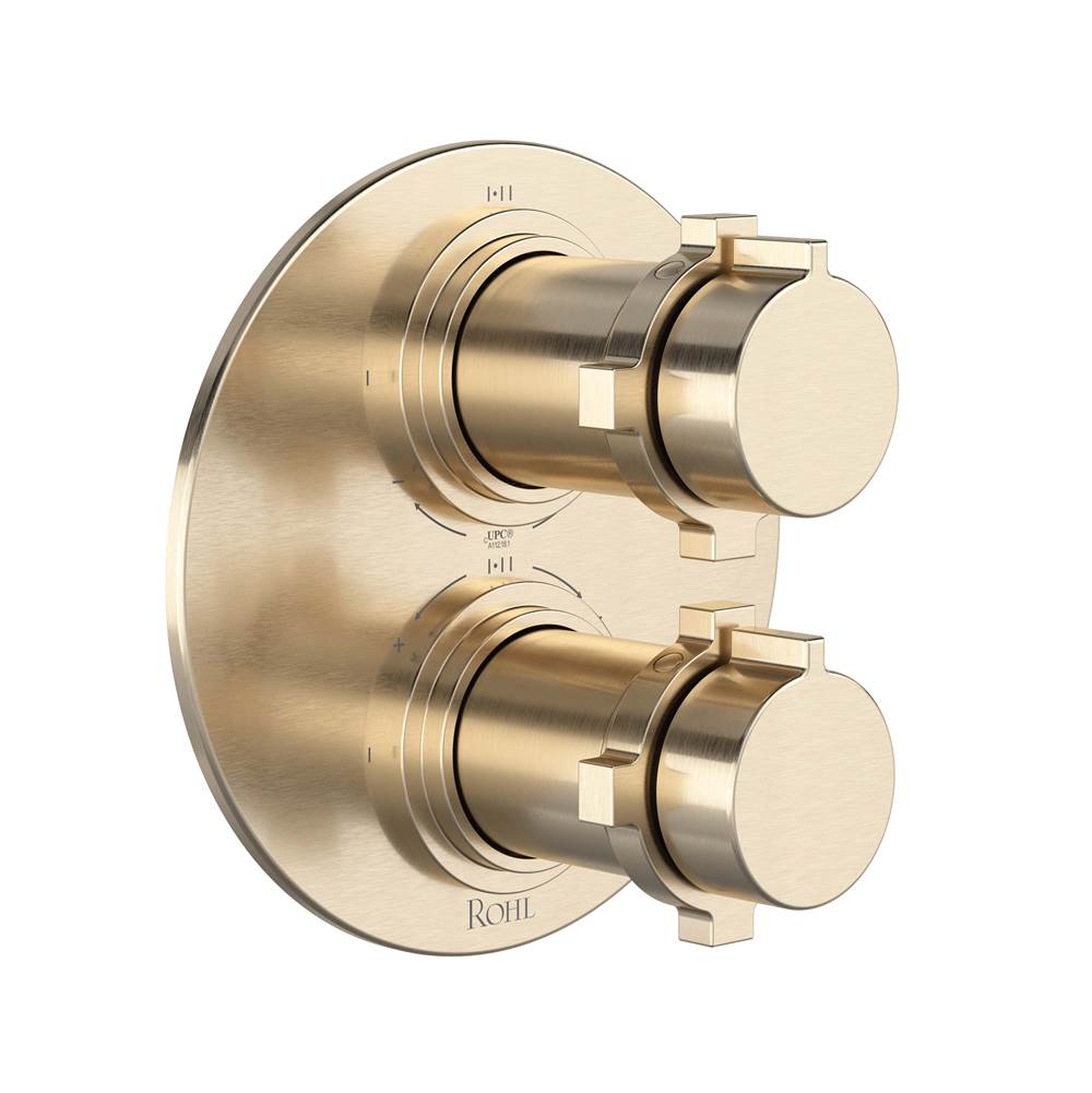 ROHL TLB46W1XMSTN Lombardia 3/4" Therm & Pressure Balance Trim with 6 Functions (Shared) In Satin Nickel