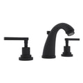 ROHL A1208LMMB-2 Lombardia Widespread Lavatory Faucet With C-Spout In Matte Black